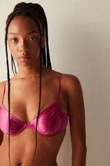 Fancy Underwire Fuchsia Bra
