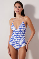 Marine Fish Bimba Textured Multi Color Suit