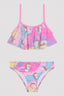 Girls Unicorn Bandeau Bikini Set