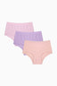 Girls Universe 3 Hipster Multicolored Panties
