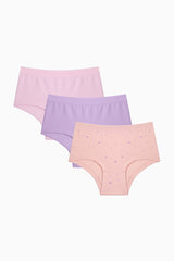 Girls Universe 3 Hipster Multicolored Panties