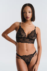 Leto Black Bustier - Privee Collection
