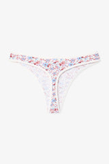 Iceland Bloom Floral Low Waist 5-Pack Thong Panties