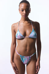 Colorful Lula Micro Triangle Bikini Top - Gamze Erçel Collection