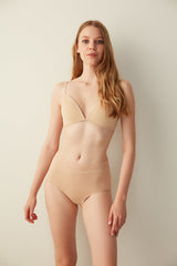 ملابس داخلية حمالة صدر سوداء مرنة بدون سلك