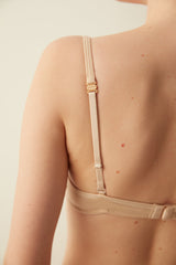 ملابس داخلية حمالة صدر سوداء مرنة بدون سلك