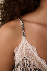 Pearl Adjustable Strapless Lace Babydoll