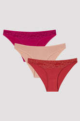 Hot Summer Lacy Detailed 3in1 Slip