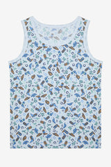 Boy Lucky Boy Optic White 2-Piece Undershirt