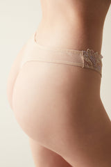 Broidery Thong
