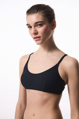 Black Mary Bra Bikini Top