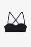 My First Bra Seamless Strapless Padded Black Bra