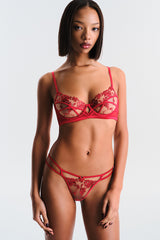 Medea Red Bra - Privee Collection