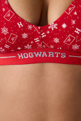 Harry Potter Soft Triangle Red Bra