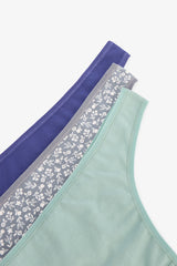 Cherry Bloom Floral Low Waist 3-Pack Thong Panties