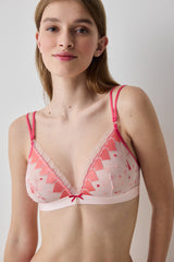 Triangle Pink Bra - Penti Loves Paris Collection