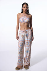 Della Ethnic Patterned Long Trousers