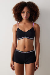 Removable Padded Black Bra