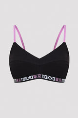 Removable Padded Black Bra