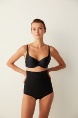 Premium Slip Black Corset