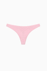 Sweet Heart Cotton 3-Pack Pointel Multicolored Thong Panties