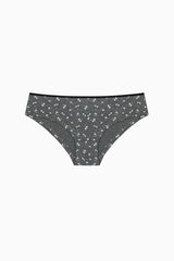 Black Daisy 3-Pack Hipster Multicolored Panties