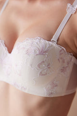 Butterfly Off White Lotus Bra