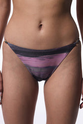 Nixie Side Striped Buckled Slip Bikini Bottom