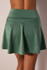 Short Skirt Green Bikini Bottom