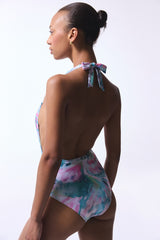 Colorful Shiny Lula Swimsuit - Gamze Erçel Collection