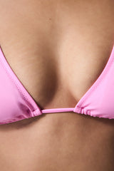Light Pink Triangle Bikini Top