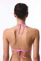 Light Pink Triangle Bikini Top