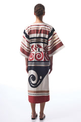 Ethnic Patterned Shay Long Kimono