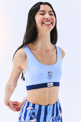 Stitch Removable Padded Light Blue Top - Stitch Collection