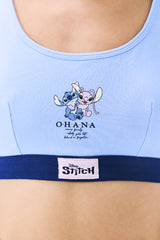 Stitch Removable Padded Light Blue Top - Stitch Collection