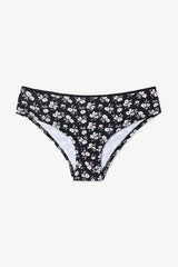 Floral Patterned Normal Waist 5-Pack Hipster Panties