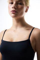 Black Strapless Underwire Swimsuit