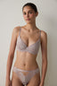Beige Fervour Lace Bra