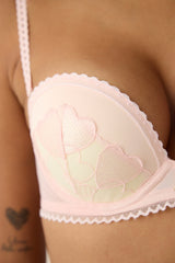 Heart Push Up Pink Bra - Penti Loves Paris Collection