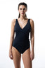 Black Twist Corset Swimsuit