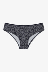 Daisy Girl Floral Pattern Low Waist 3-Pack Hipster Panties