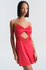 Ange Red Nightgown - Privee Collection