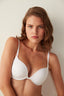 Lol Up Push Up Underwire White Bra