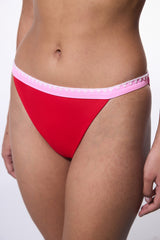 Red Marbella Super Low Waist Bikini Bottom