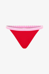 Red Marbella Super Low Waist Bikini Bottom