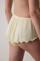 Frill Light Yellow Shorty