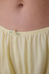 Frill Light Yellow Shorty
