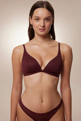 Moon Essentials Non-wired Burgundy Bra