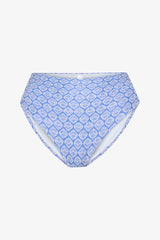Spring Blue High Waist Bikini Bottom