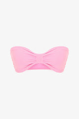 Light Pink Bia Strapless Knot Bikini Top